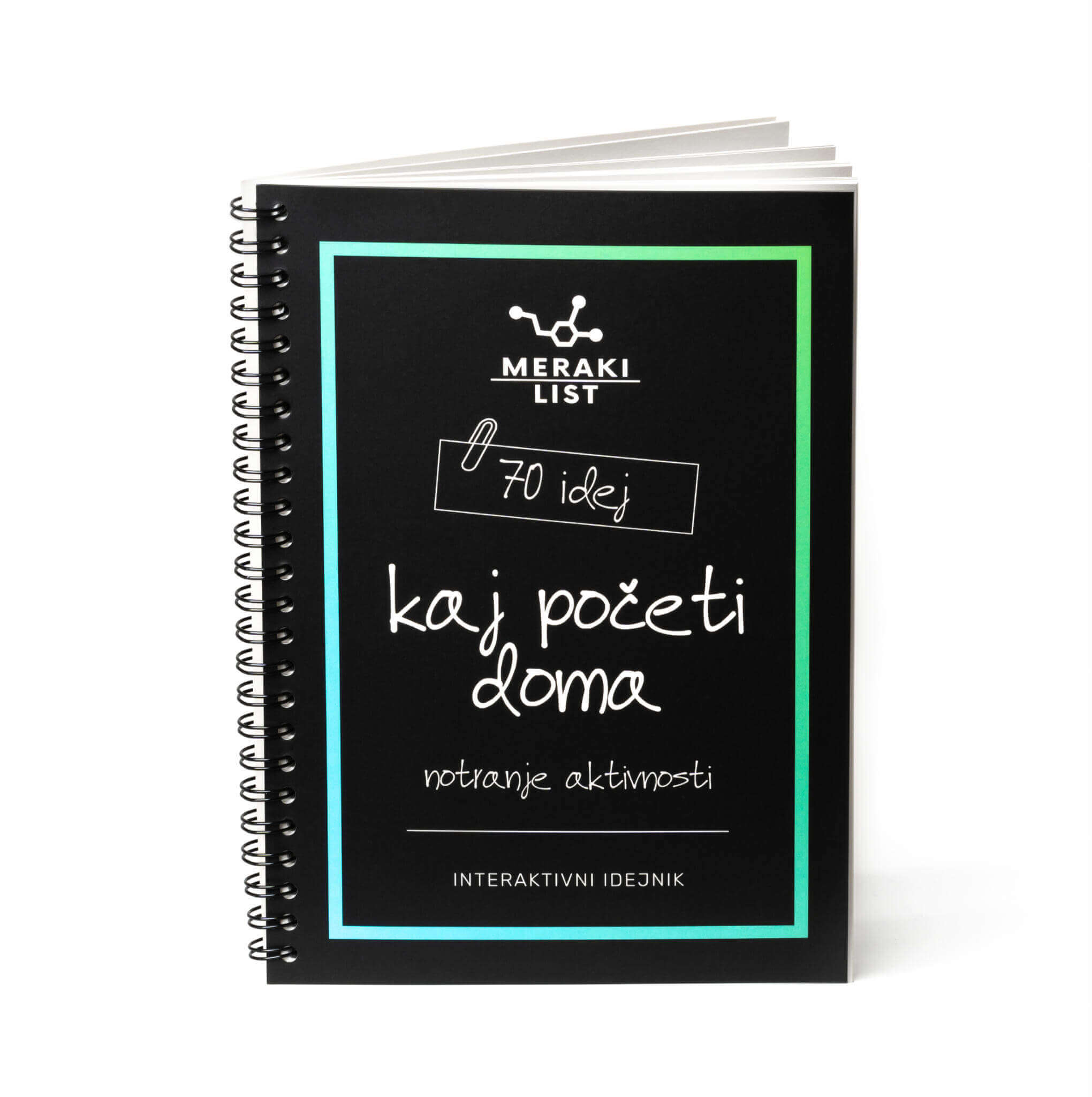 Idejnik Kaj početi doma – knjiga z 70 idejami za otroke in družine